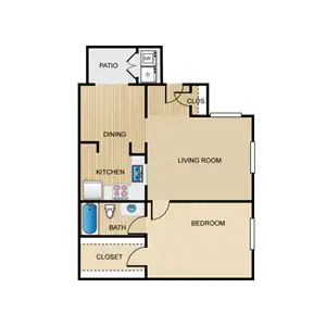 The Palazzo 1208 floor plan
